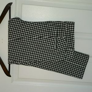 12P . LOFT Outlet Checked Pants